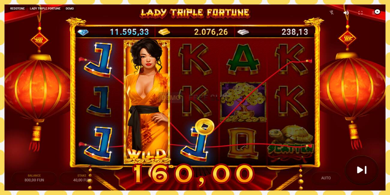 Демо слот Lady Triple Fortune безкоштовно та без реєстрації, малюнок - 1