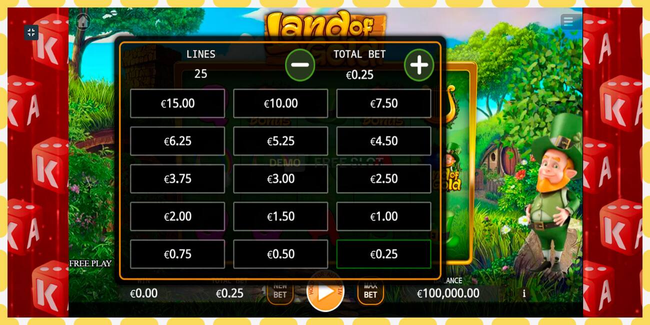 Demo slot Land of Gold free and without registration, picture - 1