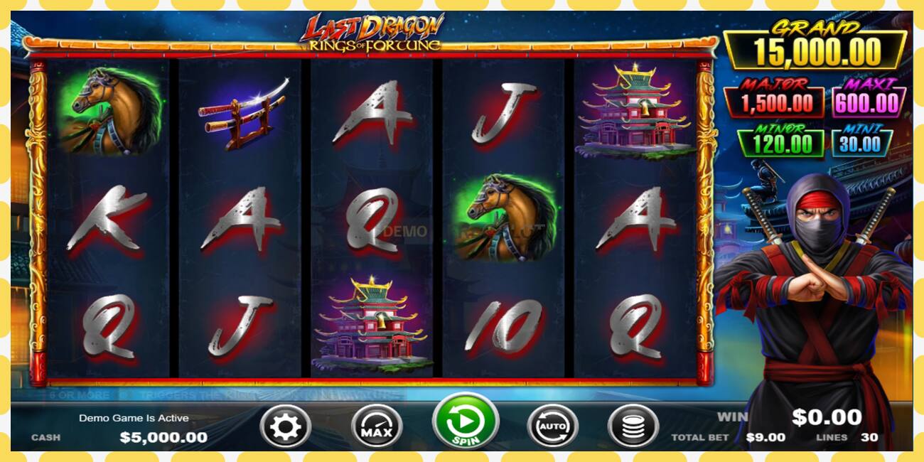 Demo slot Last Dragon - Rings of Fortune free and without registration, picture - 1