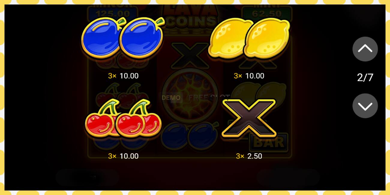 Demo slot Lava Coins free and without registration, picture - 1