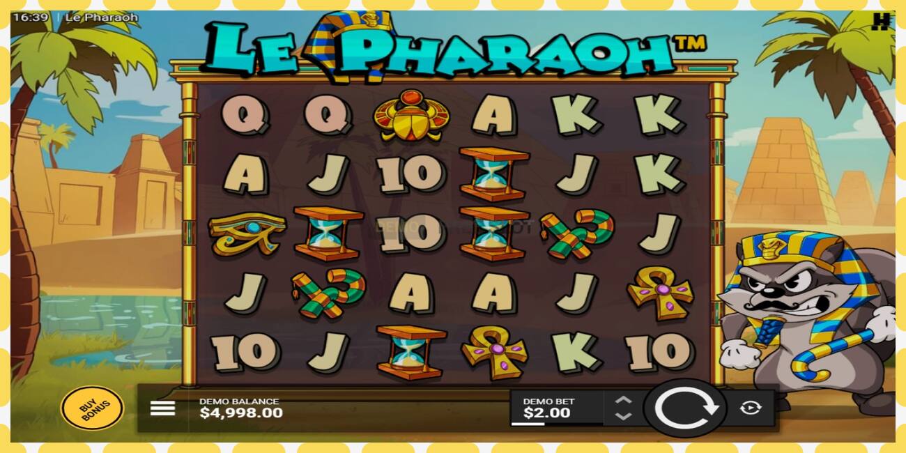 Slot de demonstração Le Pharaoh grátis e sem registro, foto - 1