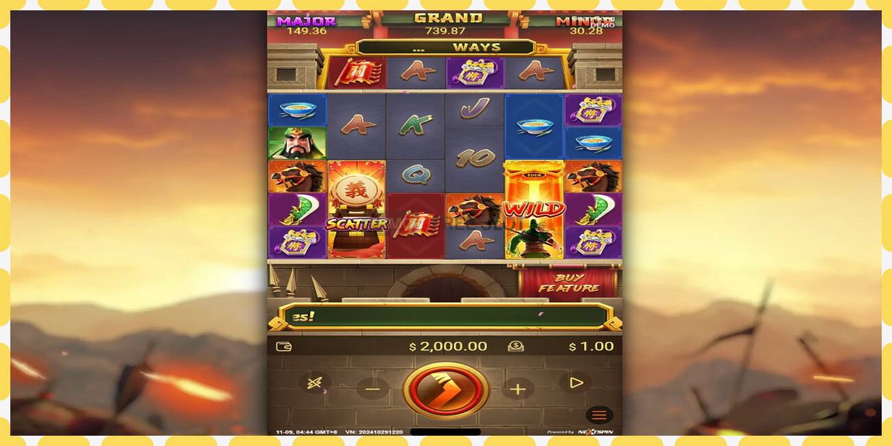 Demo slot Legend of Guan Gong free and without registration, picture - 1