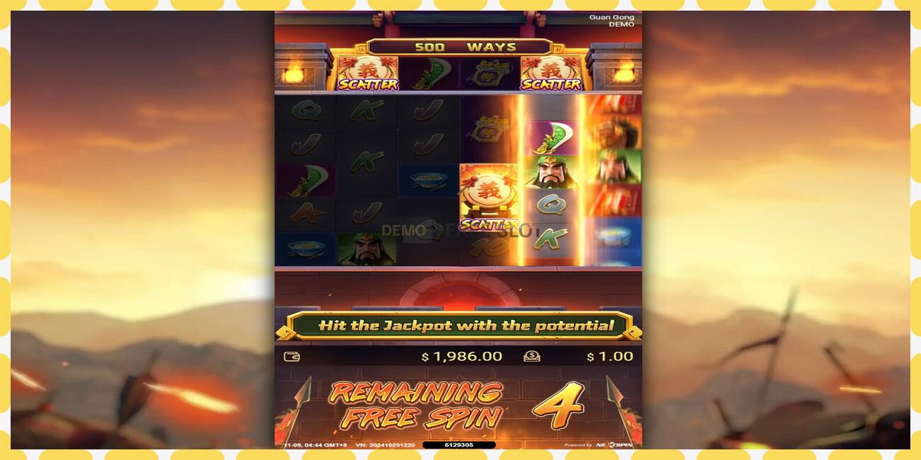 Demo slot Legend of Guan Gong free and without registration, picture - 1