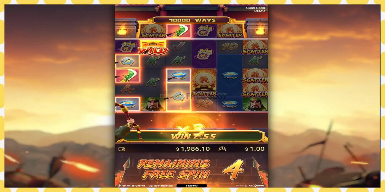 Demo slot Legend of Guan Gong free and without registration, picture - 1