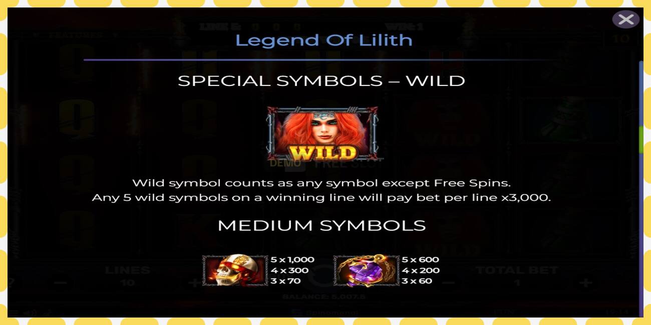 ဒီမိုအထိုင် Legend of Lilith အခမဲ့နှင့်မှတ်ပုံတင်ခြင်းမရှိဘဲ, ပုံ - ၁