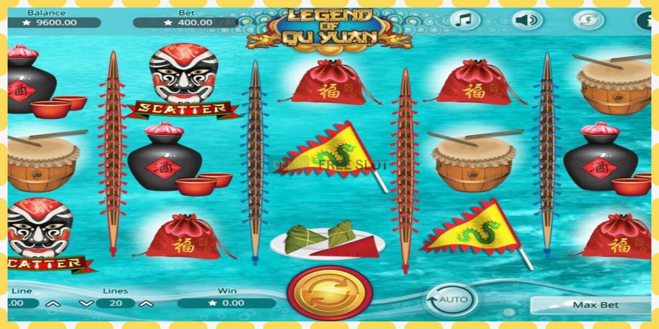 Demo slots Legend of Qu Yuan bezmaksas un bez reģistrācijas, attēlu - 1