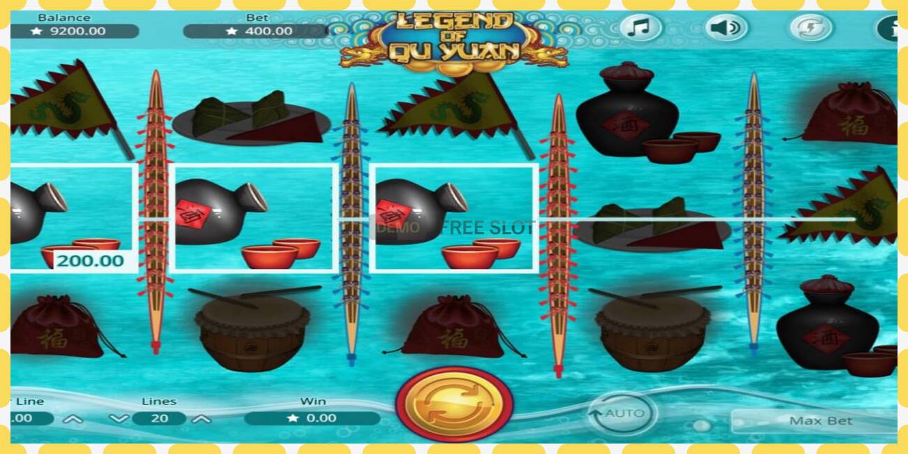 Demo slots Legend of Qu Yuan bezmaksas un bez reģistrācijas, attēlu - 1