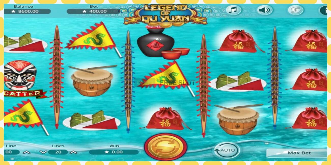 Demo slots Legend of Qu Yuan bezmaksas un bez reģistrācijas, attēlu - 1