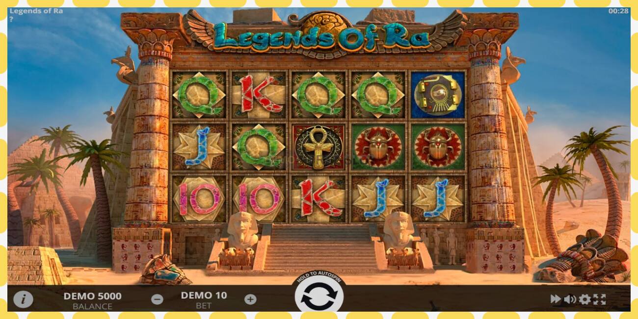 Demo slot Legends of Ra free and without registration, picture - 1