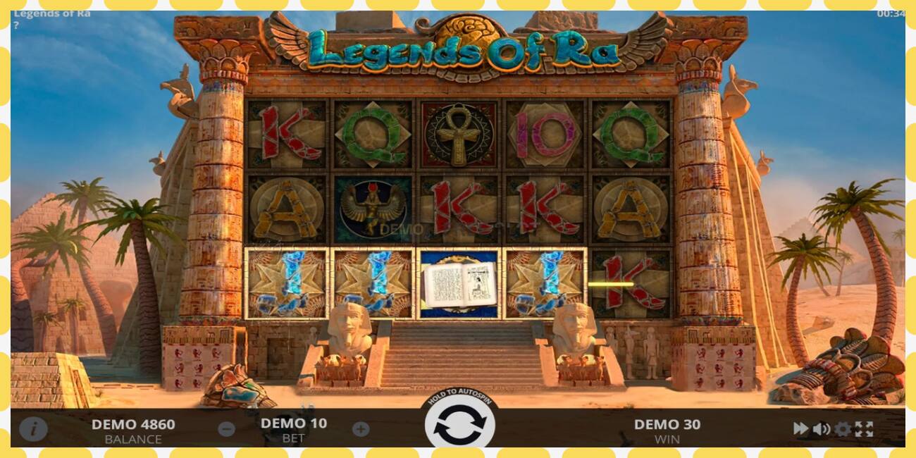 Demo slot Legends of Ra free and without registration, picture - 1