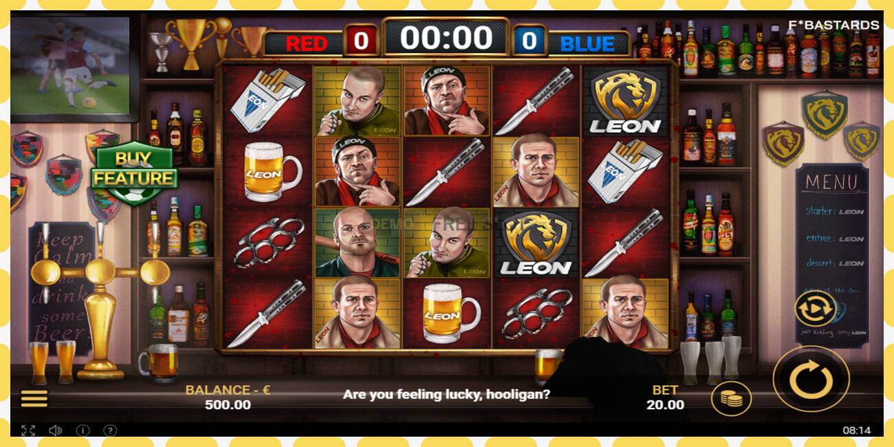 Demo slot Leon Hooligans නොමිලේ සහ ලියාපදිංචියකින් තොරව, පින්තූරය - 1