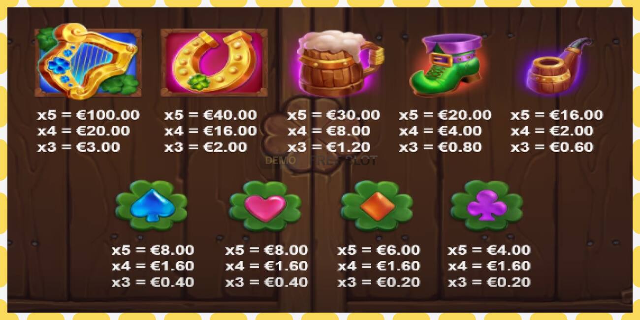 Demo slot Leprechaun Joy free and without registration, picture - 1