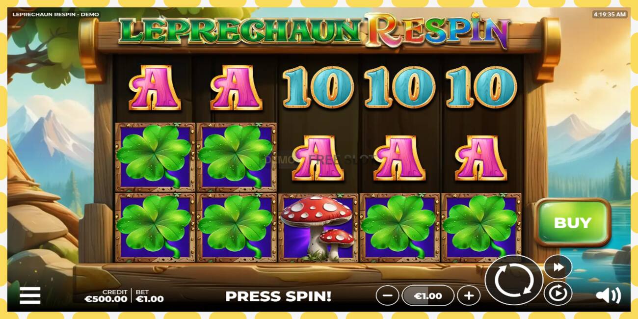 Demo slots Leprechaun Respin bezmaksas un bez reģistrācijas, attēlu - 1