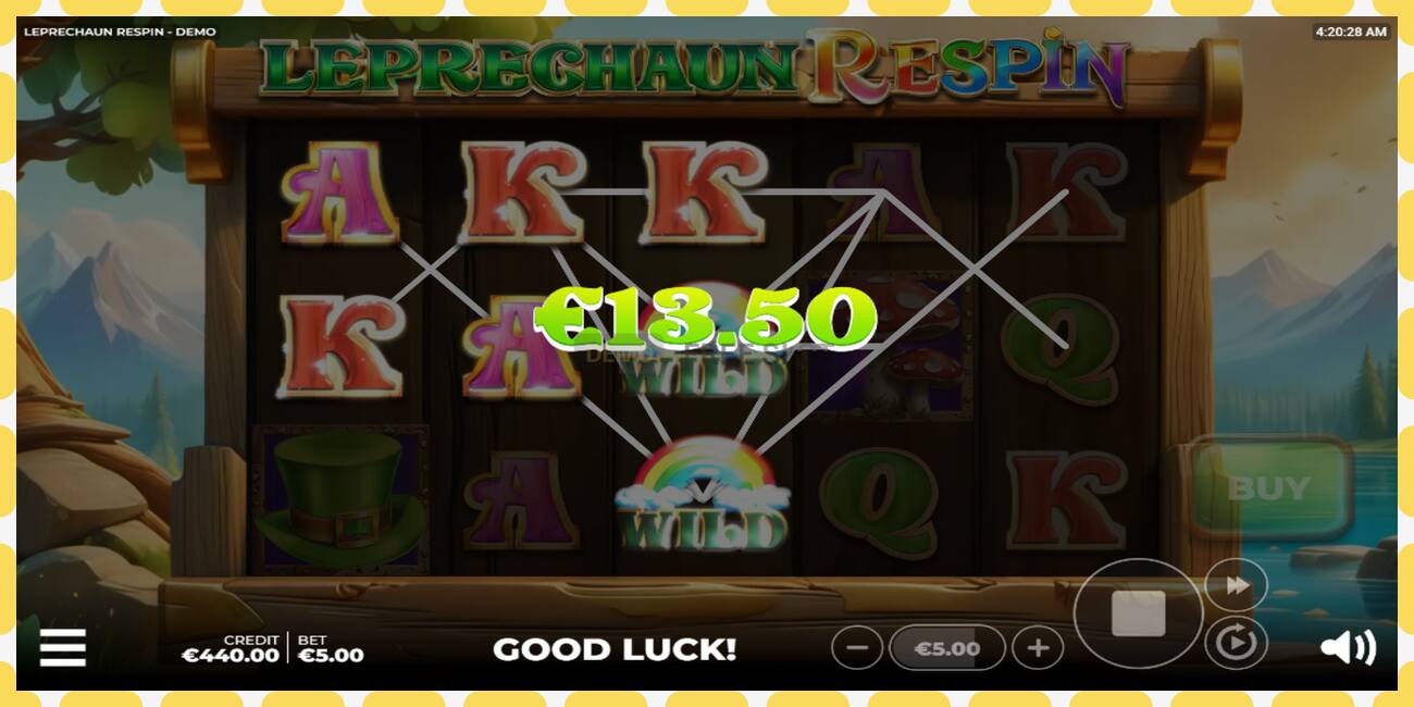 Demo slots Leprechaun Respin bezmaksas un bez reģistrācijas, attēlu - 1