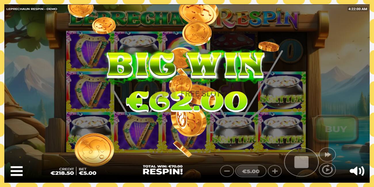 Demo slots Leprechaun Respin bezmaksas un bez reģistrācijas, attēlu - 1