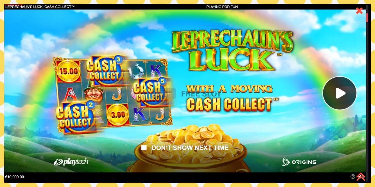 Demo slot Leprechauns Luck Cash Collect Megaways PowerPlay Jackpot free and without registration, picture - 1