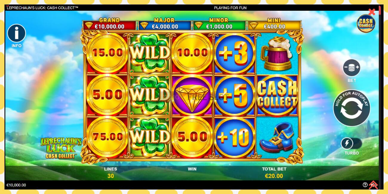 Demo slot Leprechauns Luck Cash Collect Megaways PowerPlay Jackpot free and without registration, picture - 1