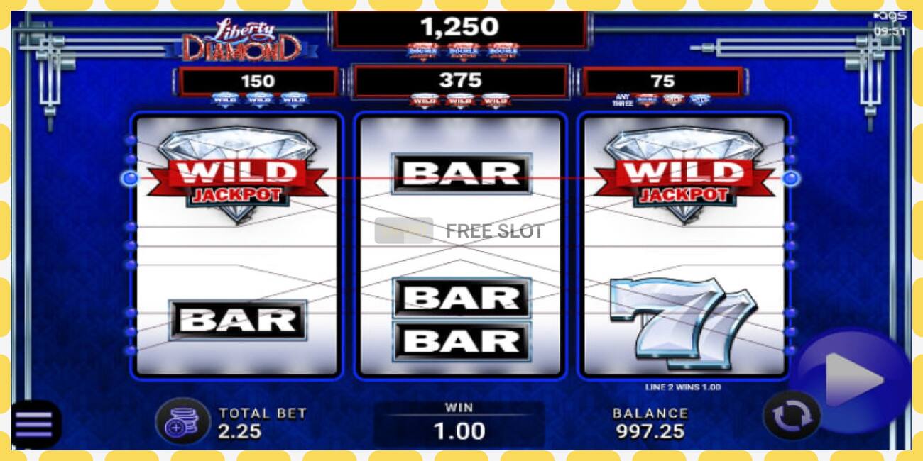 Demo slot Liberty Diamond free and without registration, picture - 1