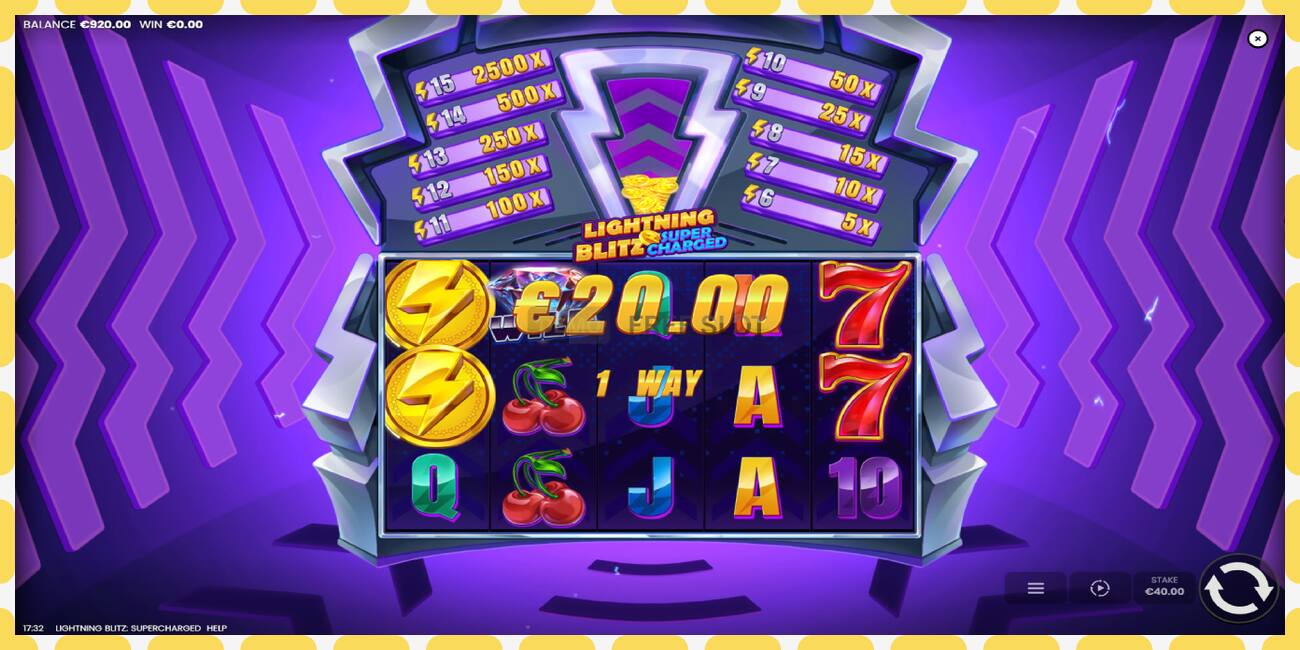 Slot demo Lightning Blitz Supercharged gratuit și fără înregistrare, imagine - 1