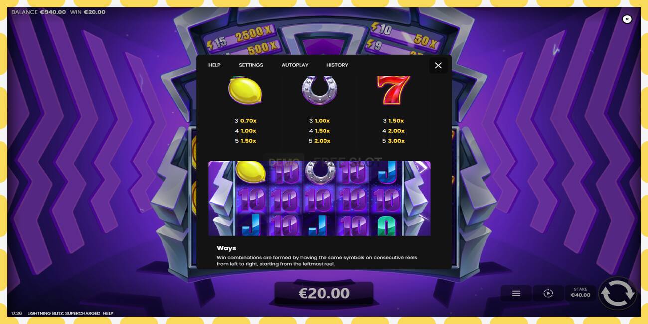 Slot demo Lightning Blitz Supercharged gratuit și fără înregistrare, imagine - 1