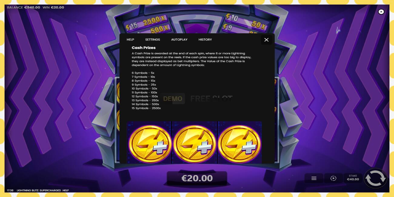 Slot demo Lightning Blitz Supercharged gratuit și fără înregistrare, imagine - 1