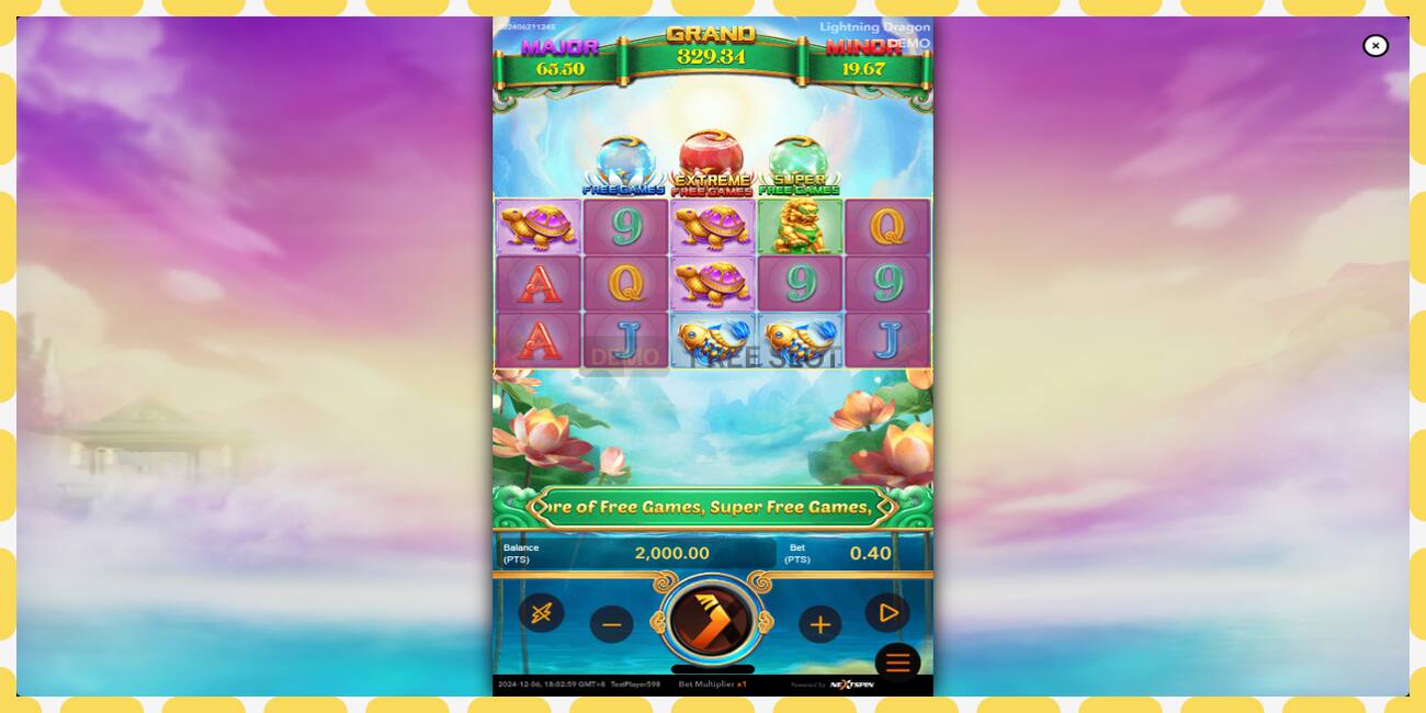 Demo slot Lightning Dragon free and without registration, picture - 1