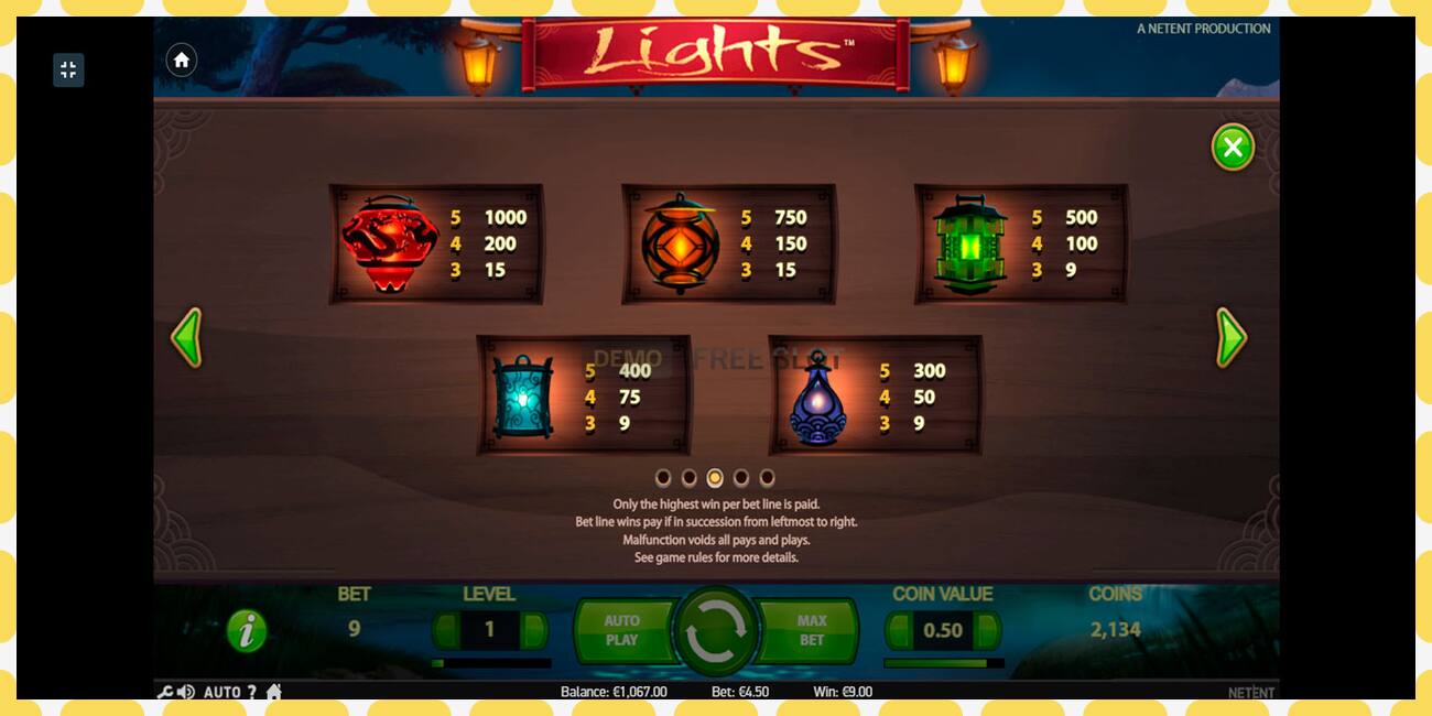 Demo slot Lights free and without registration, picture - 1