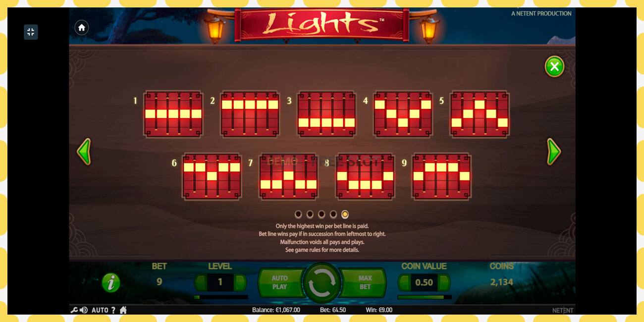 Demo slot Lights free and without registration, picture - 1