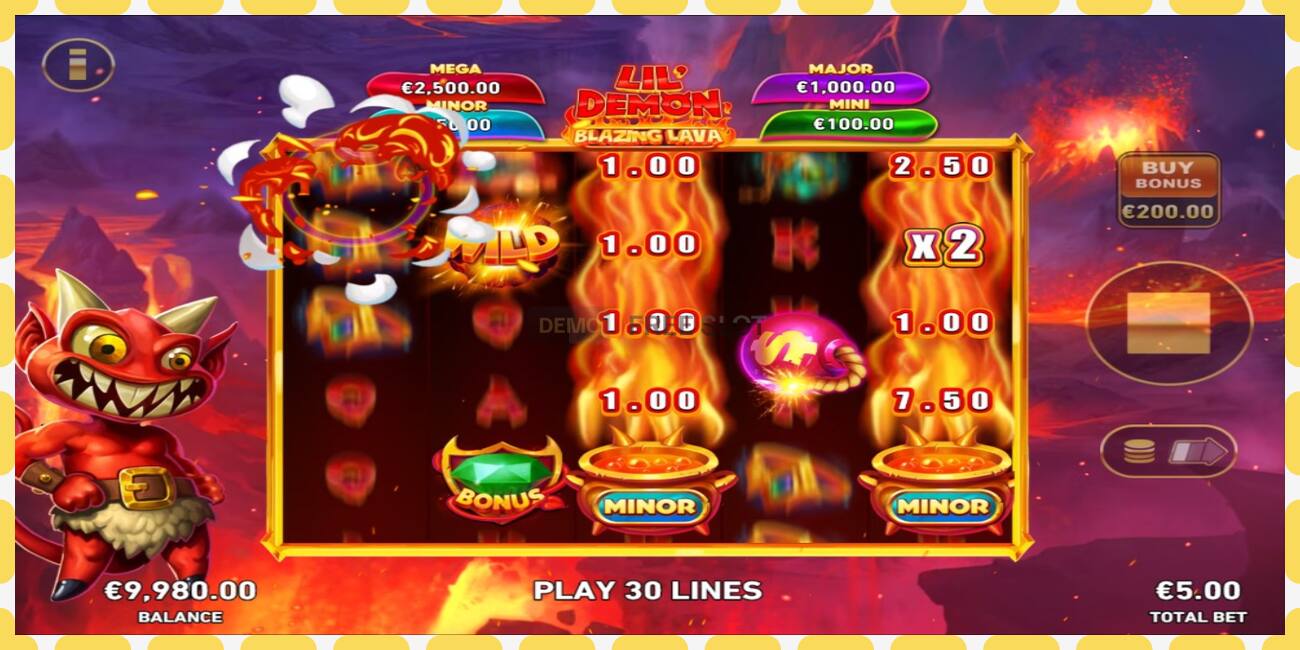 Demo slot Lil Demon Blazing Lava free and without registration, picture - 1