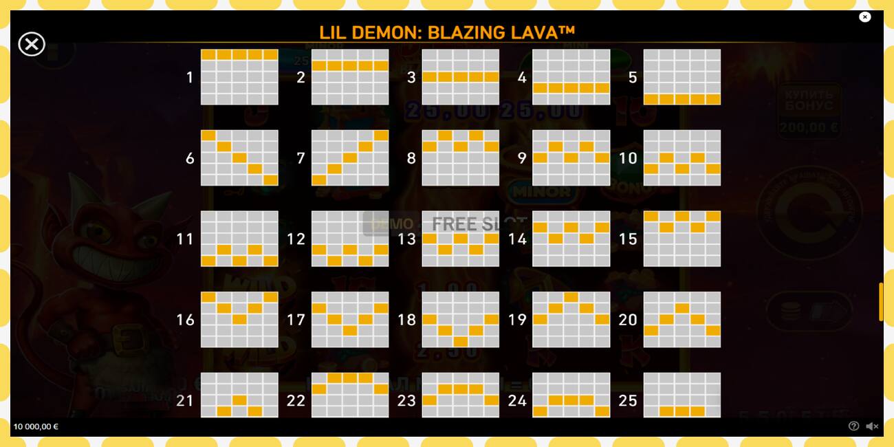 Demo slot Lil Demon Blazing Lava free and without registration, picture - 1