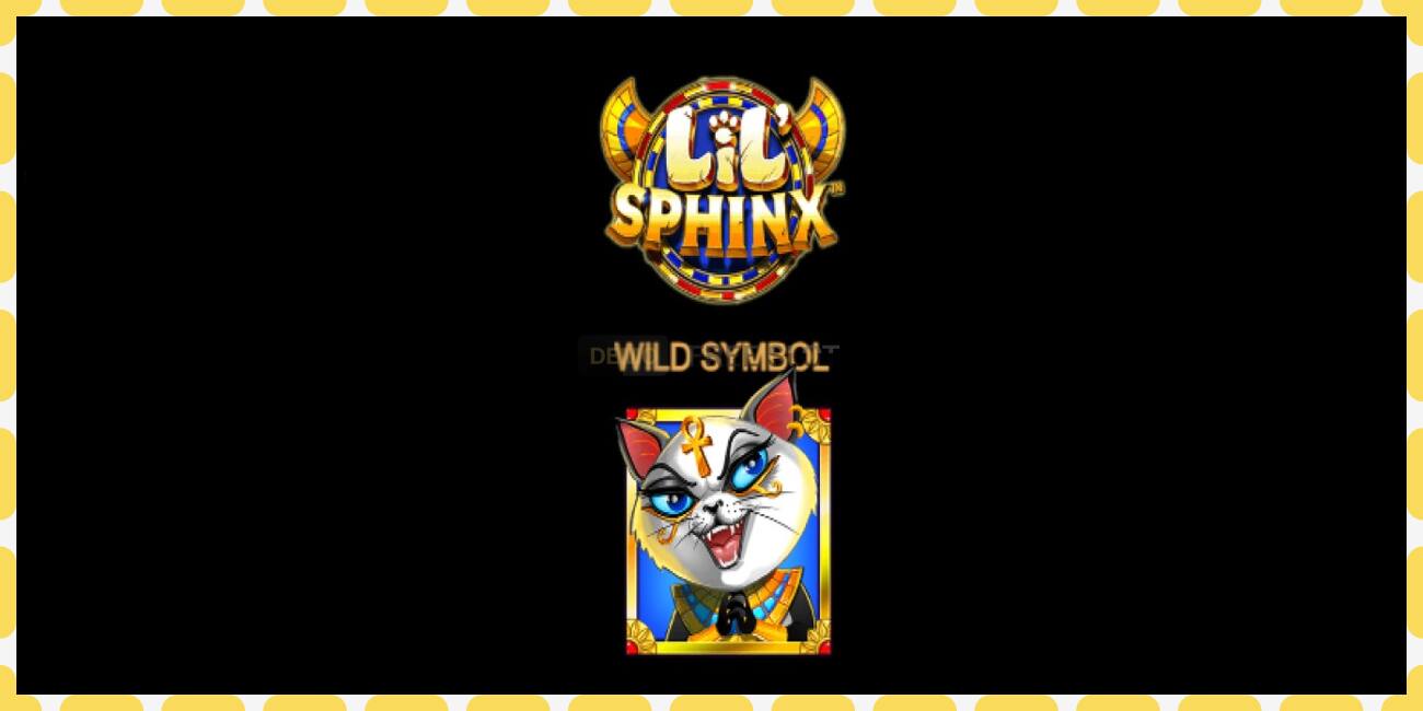 Demo slot Lil Sphinx free and without registration, picture - 1