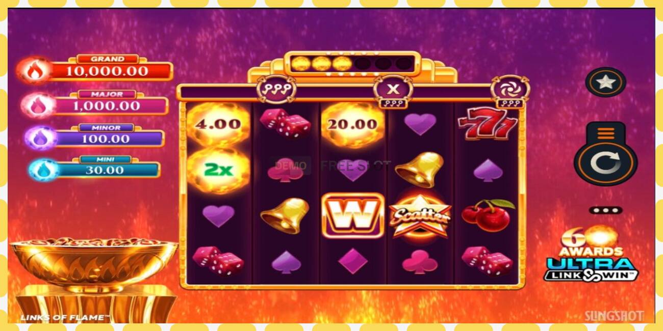 Slot demo Links of Flame gratuit și fără înregistrare, imagine - 1