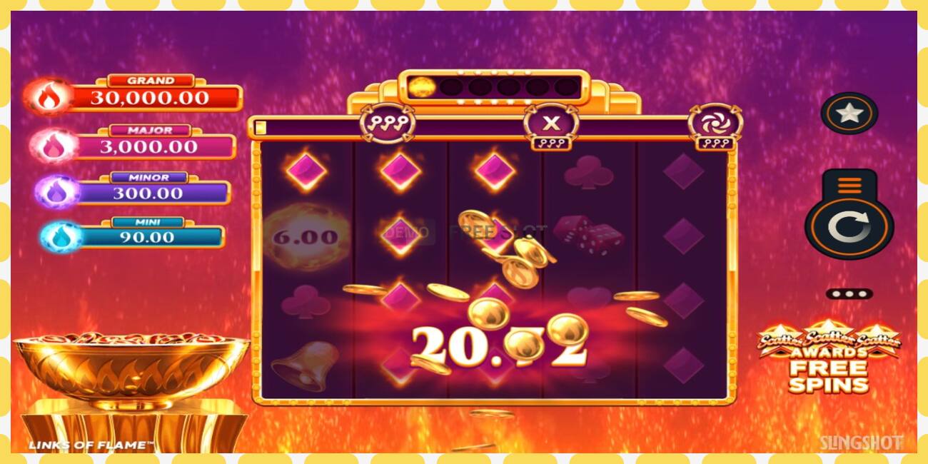 Slot demo Links of Flame gratuit și fără înregistrare, imagine - 1