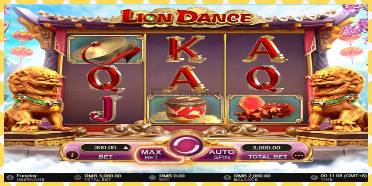 Demo slots Lion Dance bezmaksas un bez reģistrācijas, attēlu - 1