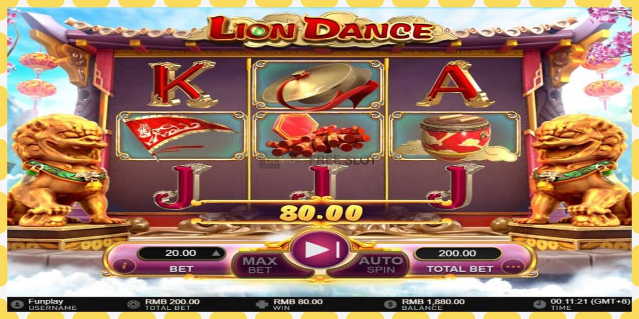 Demo slots Lion Dance bezmaksas un bez reģistrācijas, attēlu - 1