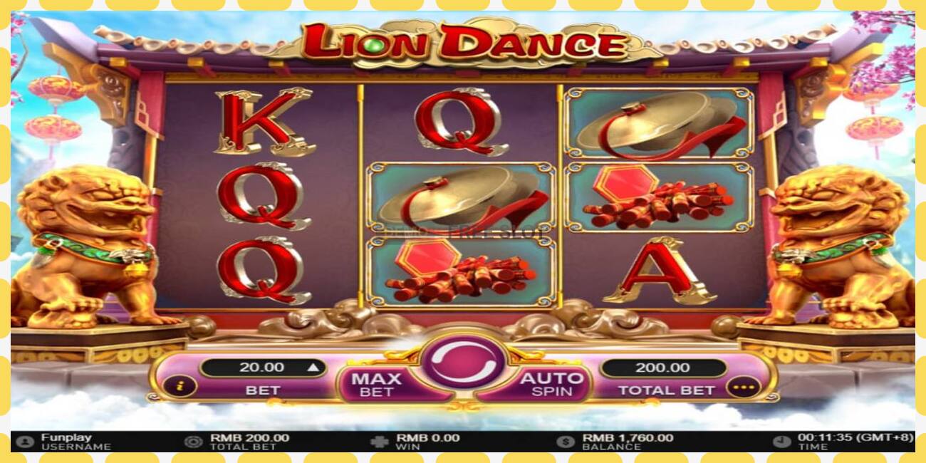 Demo slots Lion Dance bezmaksas un bez reģistrācijas, attēlu - 1