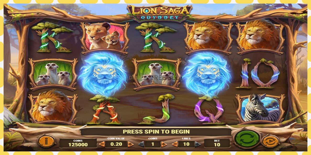 Demo paikka Lion Saga Odyssey ilmaiseksi ja ilman rekisteröitymistä, kuva - 1