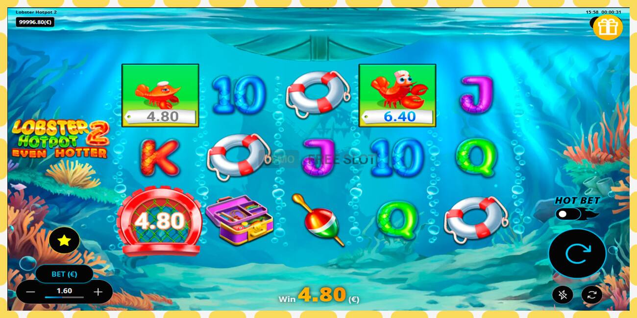 Demo slots Lobster Hotpot 2 Even Hotter bezmaksas un bez reģistrācijas, attēlu - 1