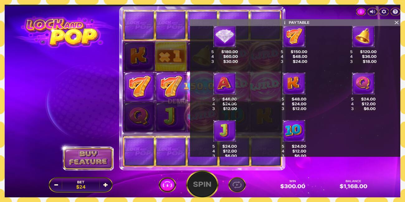 Slot demo Lock and Pop gratuit și fără înregistrare, imagine - 1