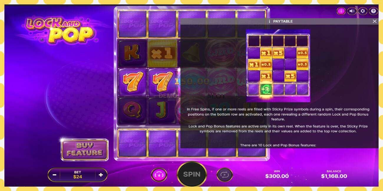 Slot demo Lock and Pop gratuit și fără înregistrare, imagine - 1