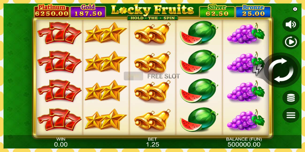 Demo slot Locky Fruits: Hold the Spin free and without registration, picture - 1