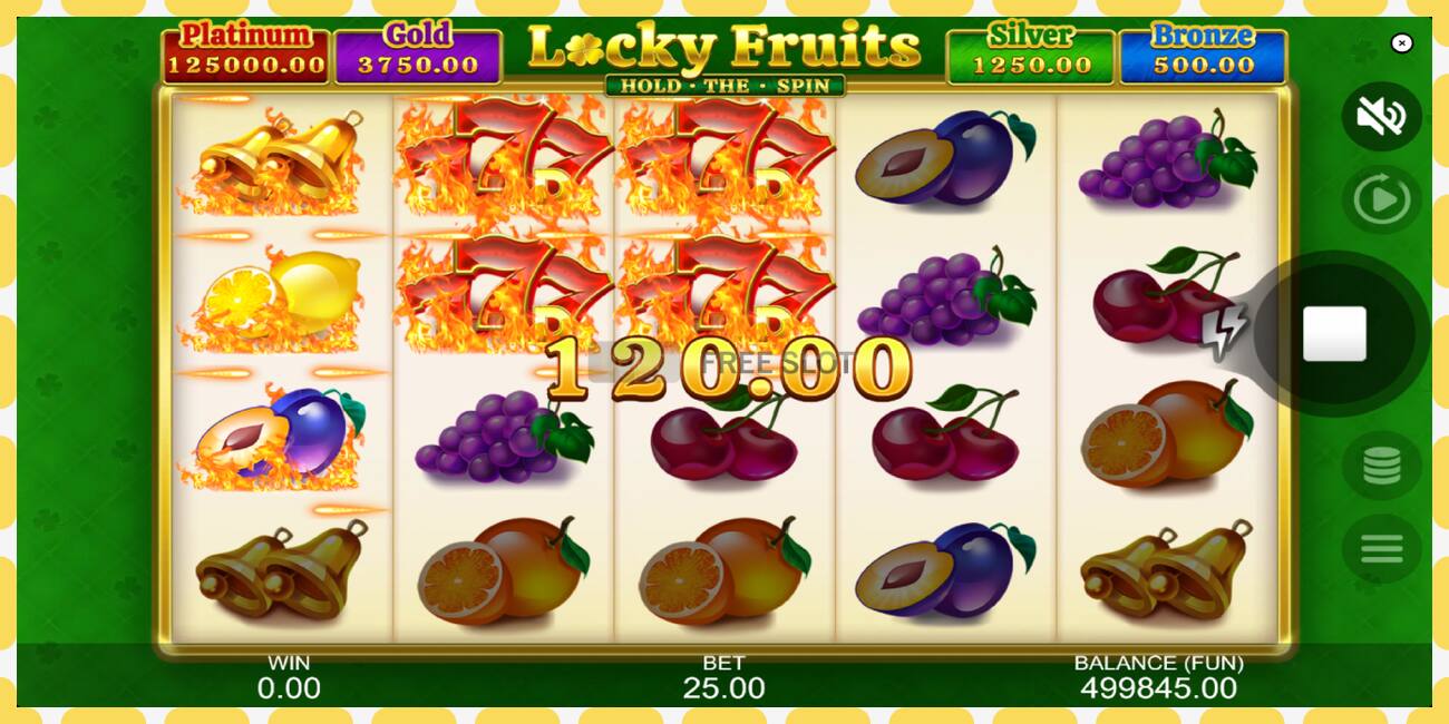 Demo slot Locky Fruits: Hold the Spin free and without registration, picture - 1