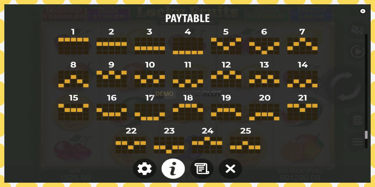 Demo slot Locky Fruits: Hold the Spin free and without registration, picture - 1