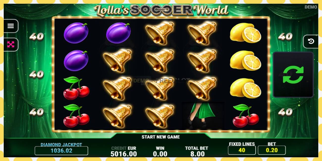 Demo slot Lollas Soccer World free and without registration, picture - 1