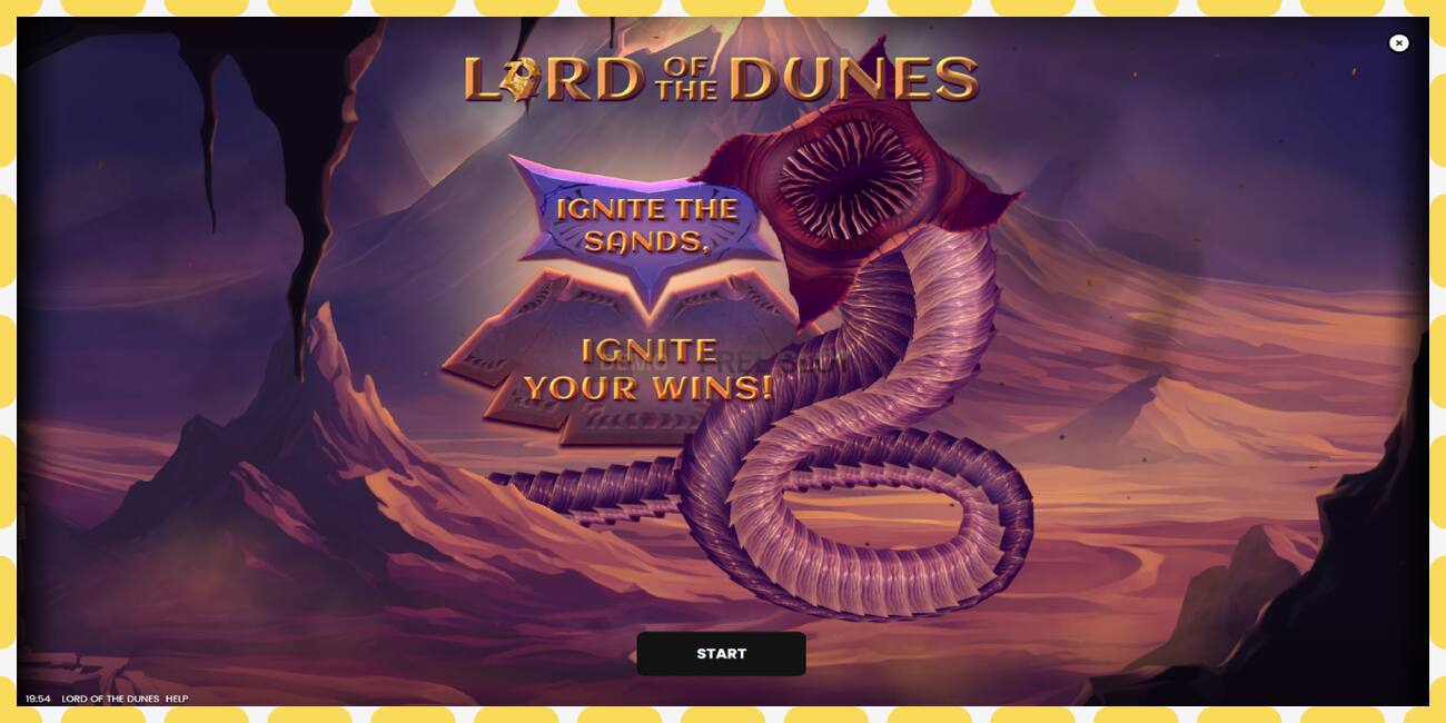 រន្ធដោតសាកល្បង Lord of the Dunes ឥតគិតថ្លៃនិងដោយគ្មានការចុះឈ្មោះ, រូបភាព - ១