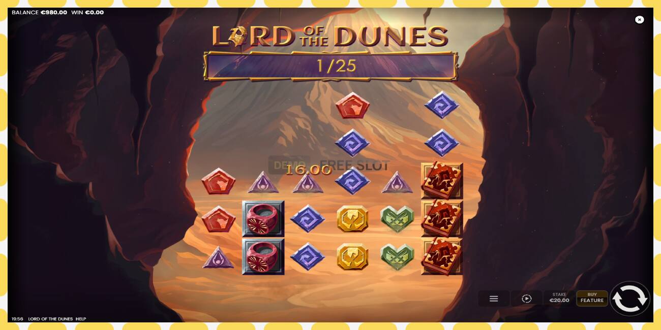 រន្ធដោតសាកល្បង Lord of the Dunes ឥតគិតថ្លៃនិងដោយគ្មានការចុះឈ្មោះ, រូបភាព - ១