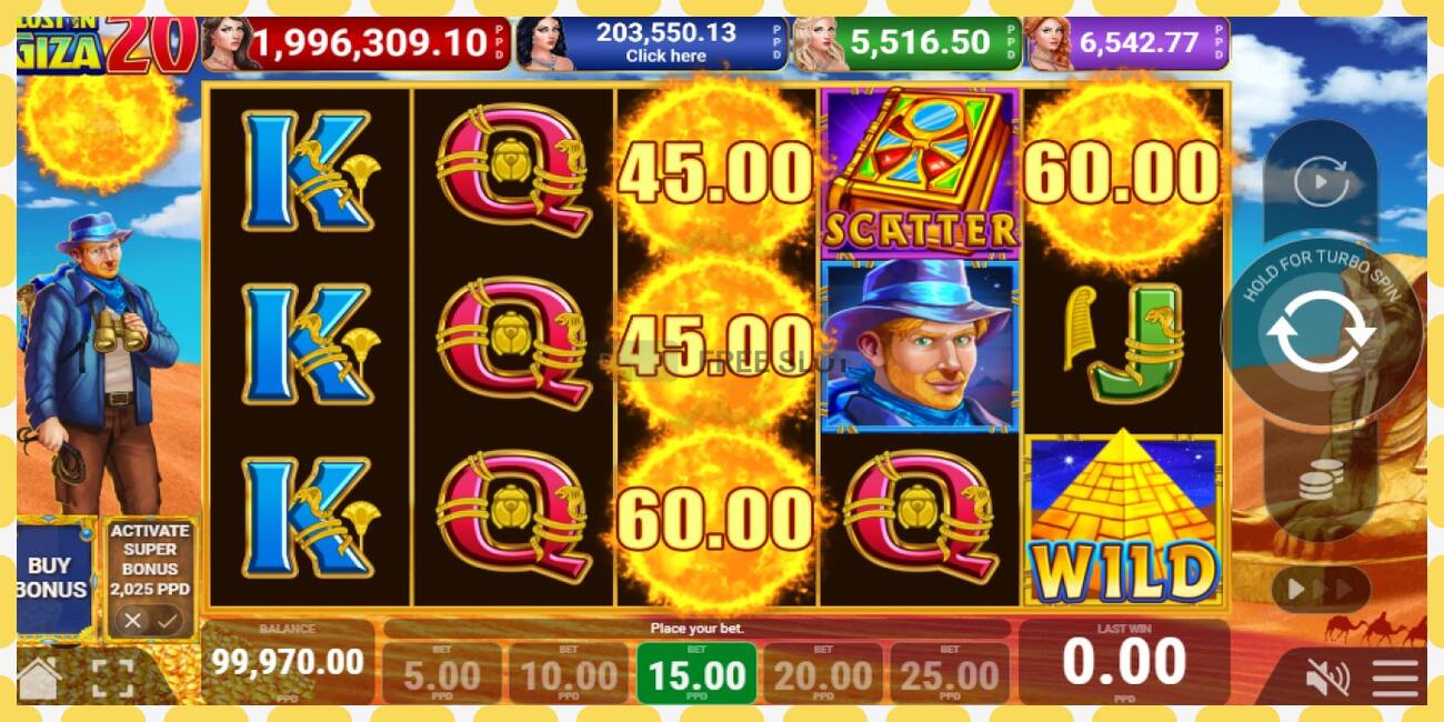 Demo slot Lost in Giza 20 gratis og uden registrering, billede - 1