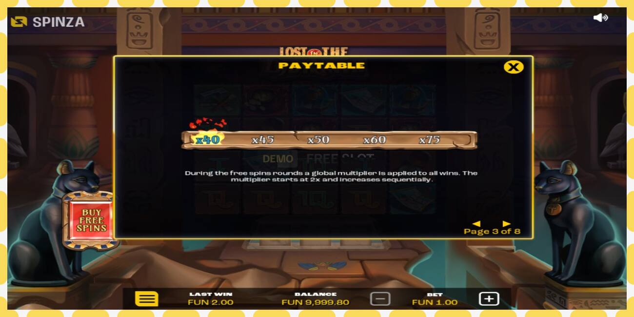 Demo slot Lost in the Labyrinth free and without registration, picture - 1