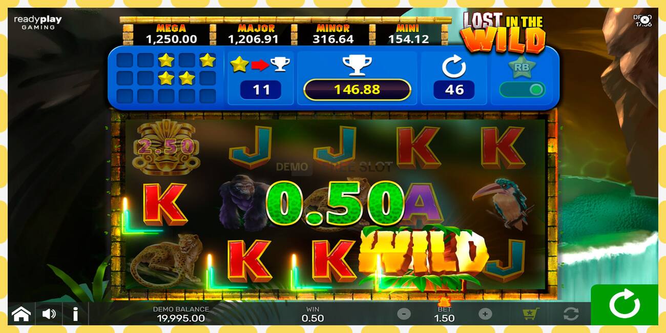 Demo slot Lost in the Wild with Reel Bingo free and without registration, picture - 1