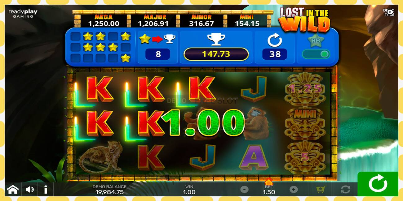 Demo slot Lost in the Wild with Reel Bingo free and without registration, picture - 1